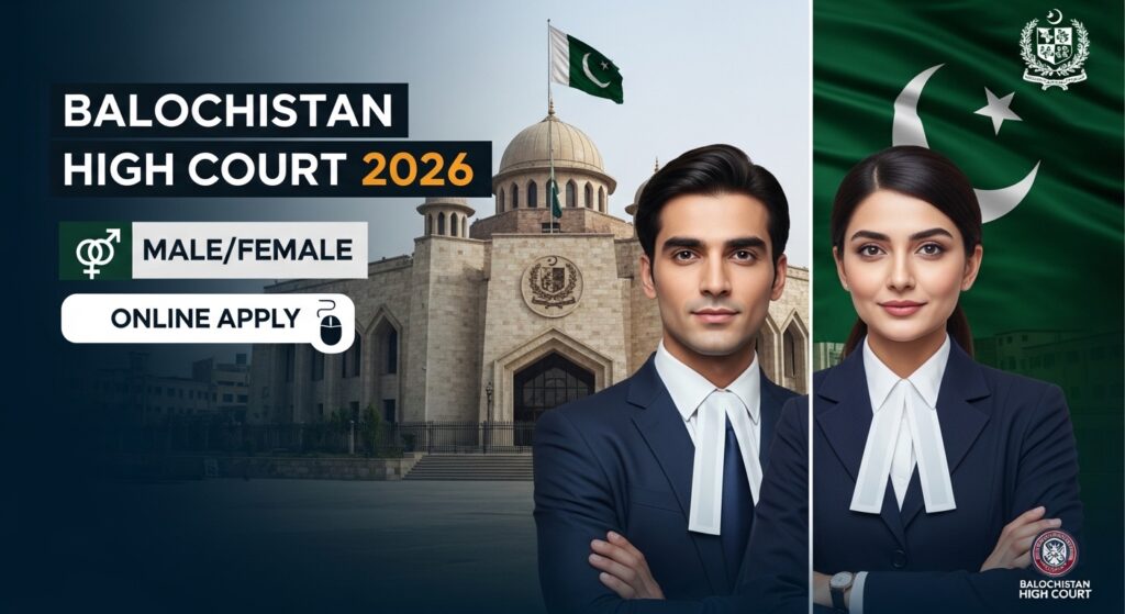 Balochistan High Court Jobs 2026 Pakistan