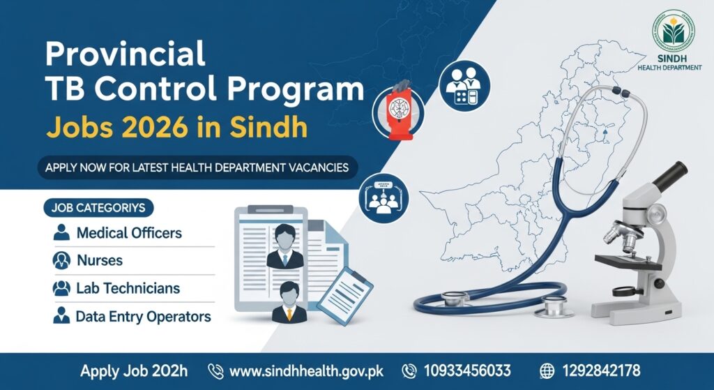 Provincial TB Control Program Jobs in Sindh