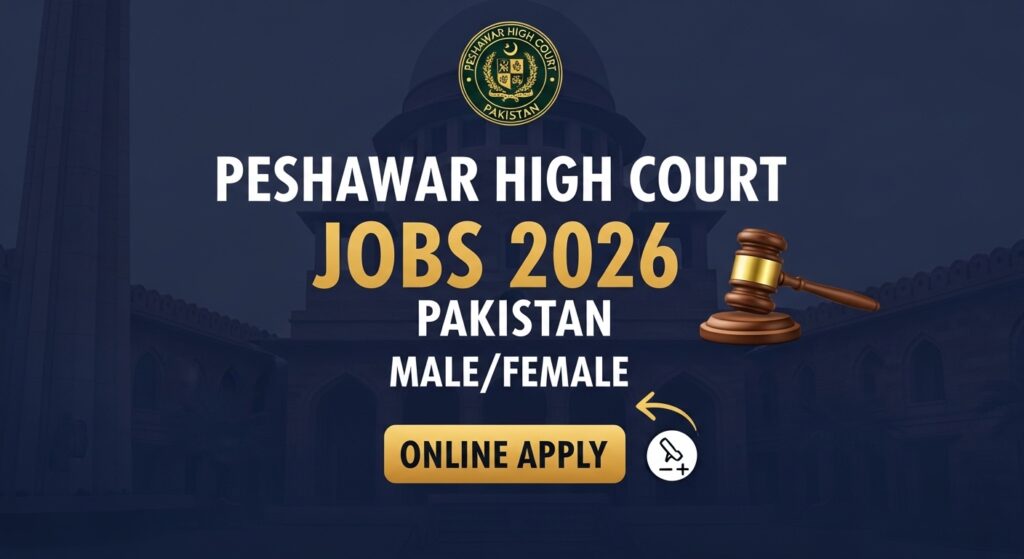 Peshawar High Court Jobs 2026 Pakistan