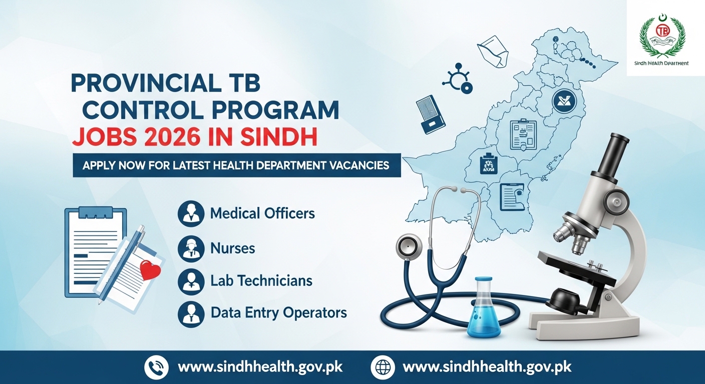 Provincial TB Control Program Jobs 2026 in Sindh