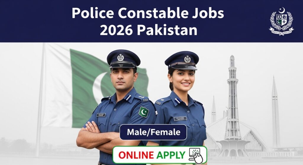Police Constable Jobs 2026 Pakistan