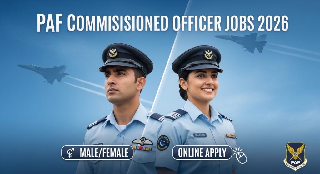 PAF Commissioned Officer Jobs 2026